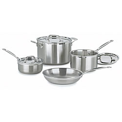 Cuisinart Multiclad 7-Piece Pro Stainless Steel Cookware Set