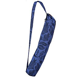 Cotton Pepper-blue Aquarium Yoga Mat Bag (Nepal)