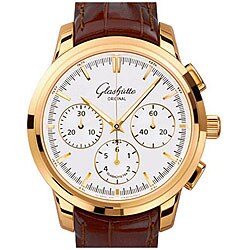 Glashutte Senator Men's 18k Rose Gold Chronograph Watch