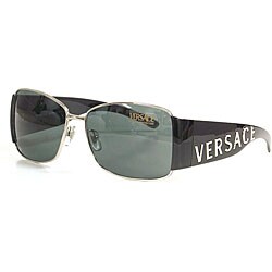 Versace Women's 2079B Black Oversized Sunglasses