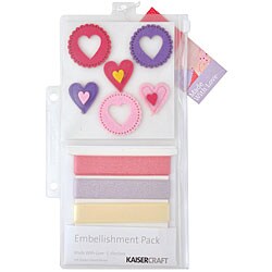 Made with Love Scrapbook Embellishment Pack