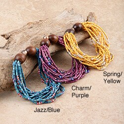 Zulugrass Multistrand Charm Bracelet (Kenya)