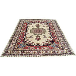 Persian Hand-knotted Tabriz Wool Rug (13'4 x 18'4)