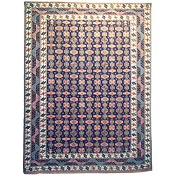 Persian Hand-knotted Tabriz Red Wool Rug (9'4 x 13')