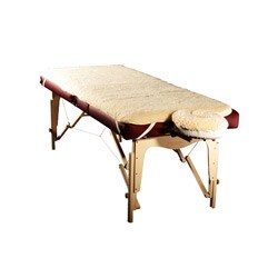 Massage Table Fleece Pad Sheet and Facerest Cover Set