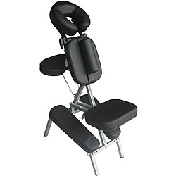 Portable Black Massage Folding Chair