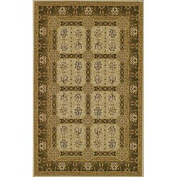 Symphony Ivory Oriental Rug (5'3 Round)