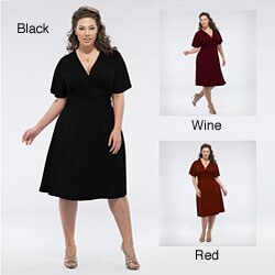 Kiyonna Women's Plus Size Lola Ruched Dress