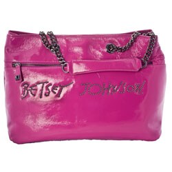 Betsey Johnson 'Star-Studded' Patent Leather Shopper Bag