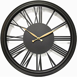 The Citadel Indoor/ Outdoor Metal Open Dial Clock