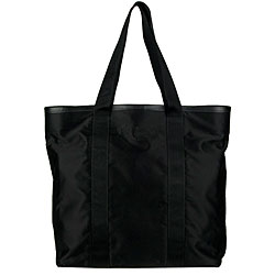 Prada Black Logo Jacquard Tote
