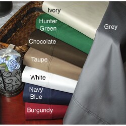 Egyptian Cotton 400 Thread Count Solid Sheet Set