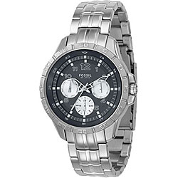 Fossil BQ9393 Men's Black Dial Analog Chrono Watch
