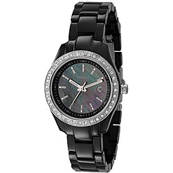 Fossil ES2436 Women's 'Stella' Skinny Black Glitz Watch