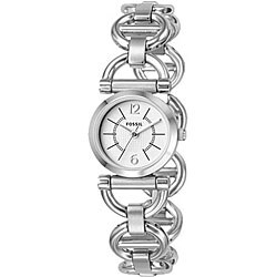 Fossil ES2569 Women's Analog Silver Dial Watch