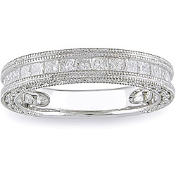 14k White Gold 1ct TDW Diamond Anniversary Ring (H-I, I2-I3)