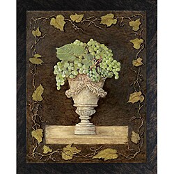Charlene Olson 'Grape Urn I' Framed Art Print