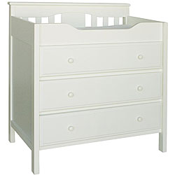 Roxy Antique White Three-drawer Changer