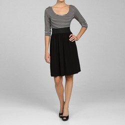 Jonathan Martin Women's Stripe Twofer Dress