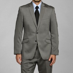 Kenneth Cole Reaction Men's Slim Fit Grey 2-button Suit