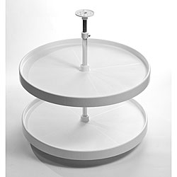 Armotec 24-inch Lazy Susan Round Double Rotating Trays