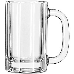 Libbey Paneled 12-oz Glass Mug (Pack of 12)