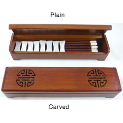 Rosewood 8-person Shell Chopstick Box Set (Vietnam)