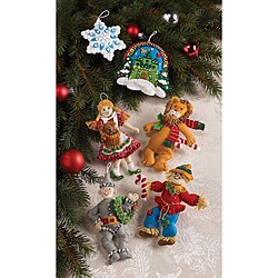 Bucilla 'Christmas in Oz' Felt Christmas Ornaments Kit (Pack of 6)
