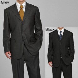Eddie Domani Men's 3-button Suit