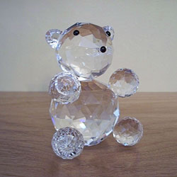 Crystal Large Sitting Bear Figurine (Turkey)