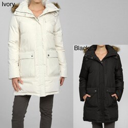 DKNY Women's Down Hooded Parka