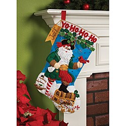 Bucilla 'Pirate Santa' Felt Christmas Stocking Kit