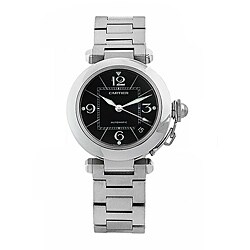 Cartier Men's Pasha Seatimer Stainless Steel Swiss Automatic Watch