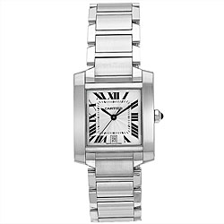 Cartier Men's Tank Francaise Stainless Steel Watch