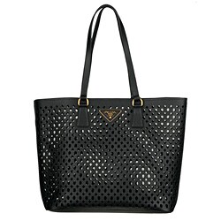 Prada Perforated Saffiano Leather Tote