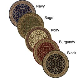 Caroline Sarouk Oriental Rug (5'3 Round)