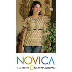 Cotton 'Earth Whisper' Tunic (India)