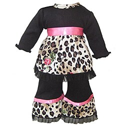 AnnLoren Leopard Rose American Girl Doll Outfit