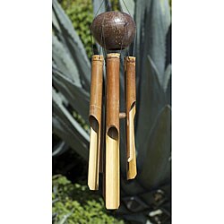 Bamboo 'Natural Medium' Wind Chime (Indonesia)