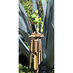 Bamboo 'Smog the Frog' Wind Chime (Indonesia)