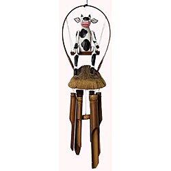Bamboo 'Yao the Cow' Wind Chime (Indonesia)