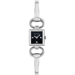 Gucci Women's Tornabuoni Diamond Stainless Steel Watch
