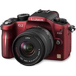 Panasonic Lumix DMC-G2R Red 14-42mm 12.1MP Digital Camera 