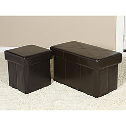 Nottingham Espresso Storage Ottomans (Set of 2)