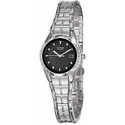 Citizen Women's 'Eco-Drive' Stainless Steel Quartz Diamond Date Watch
