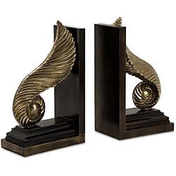 Set of 2 Argento Palm Leaf Bookends