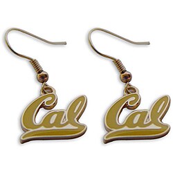 California Golden Bears Dangle Logo Earrings