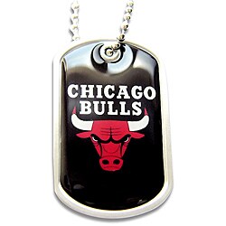 Chicago Bulls Dog Tag Necklace