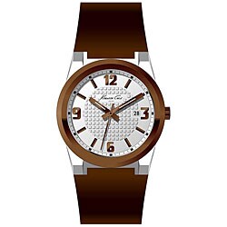 Kenneth Cole Men's Two-tone Leather Strap Watch