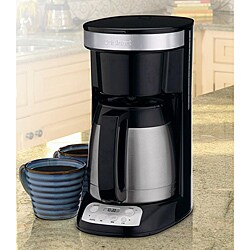 Cuisinart CBC-1600PCFR FlavorBrew Black Coffeemaker with 10-cup Thermal Carafe (Refurbished)